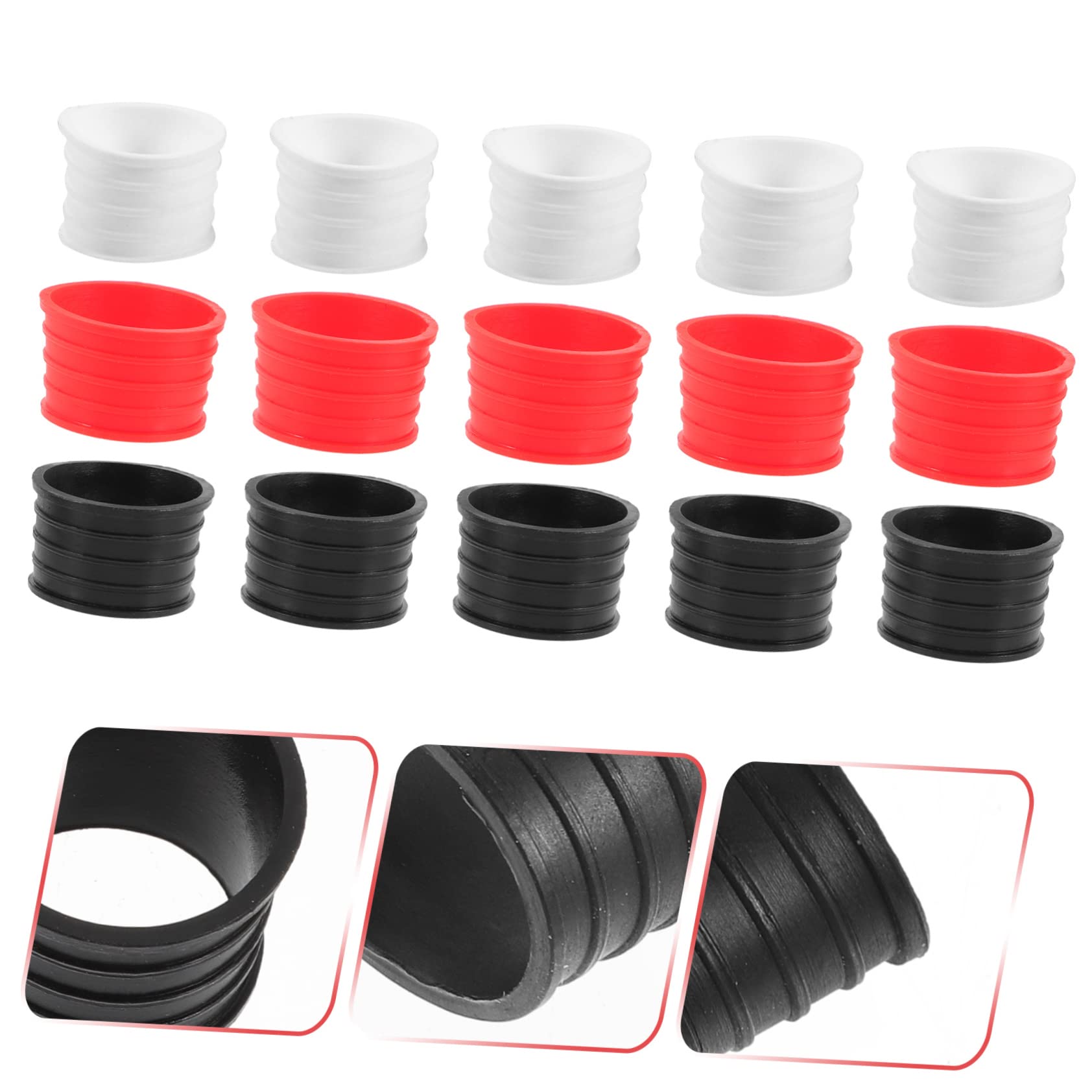 YARNOW 75pezzi Grip per Racchetta Tennis Antiscivolo Anelli Assorbenti per Badminton e Tennis Protezione Professionale per Impugnatura Racket