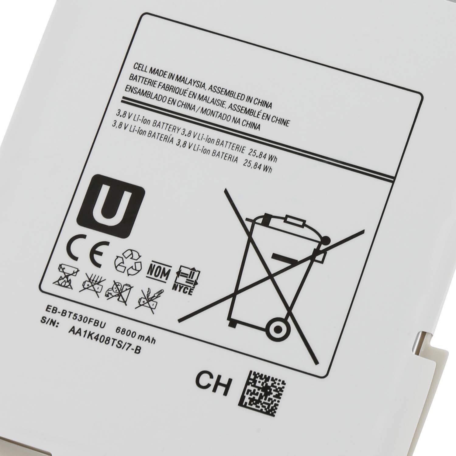 EB-BT530FBE EB-BT530FBC EB-BT530FBU Tablet Battery Replacement for Galaxy Tab 4 10.1