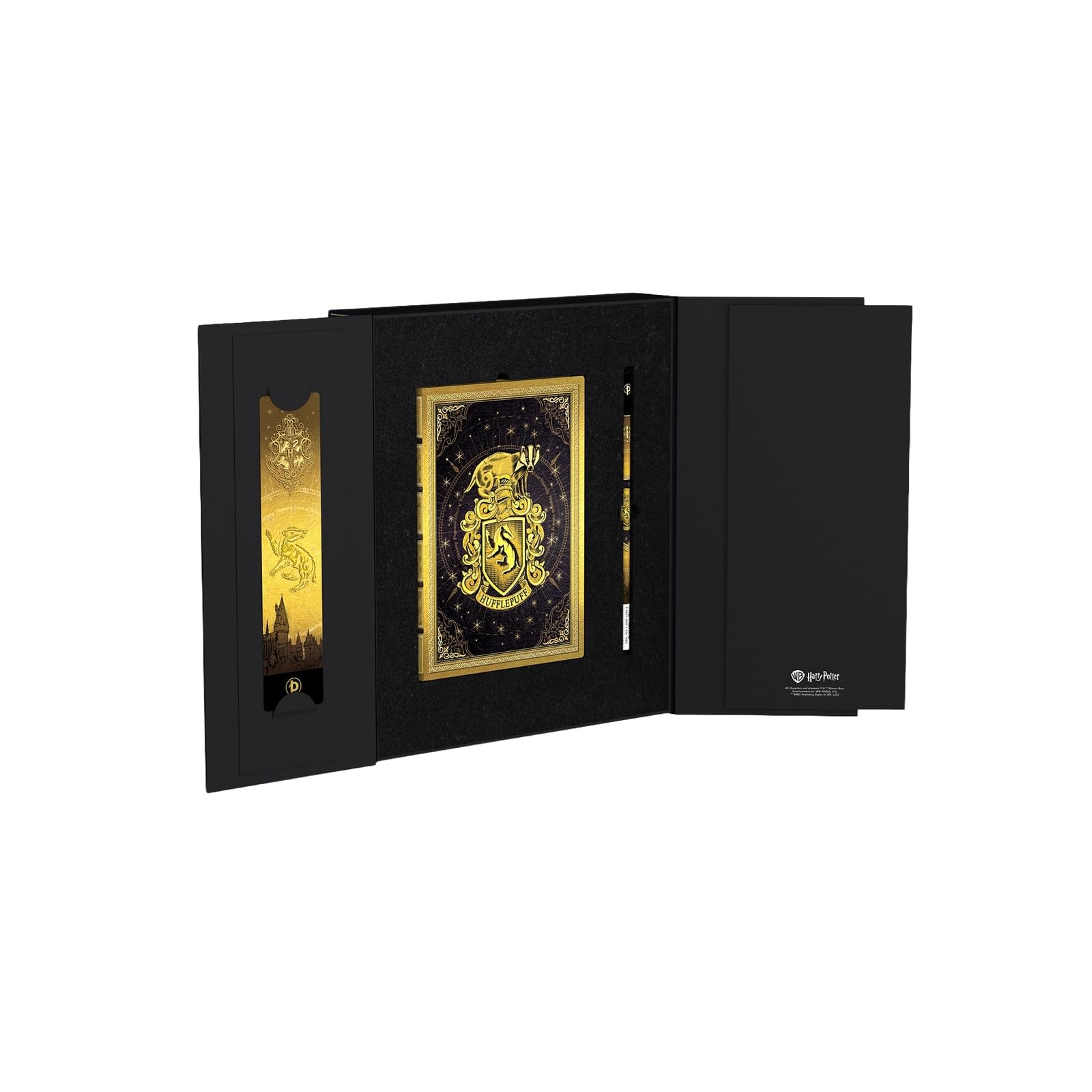 Coffret collector Paperblanks HARRY POTTER Poufsouffle Assortiment de papeterie Midi