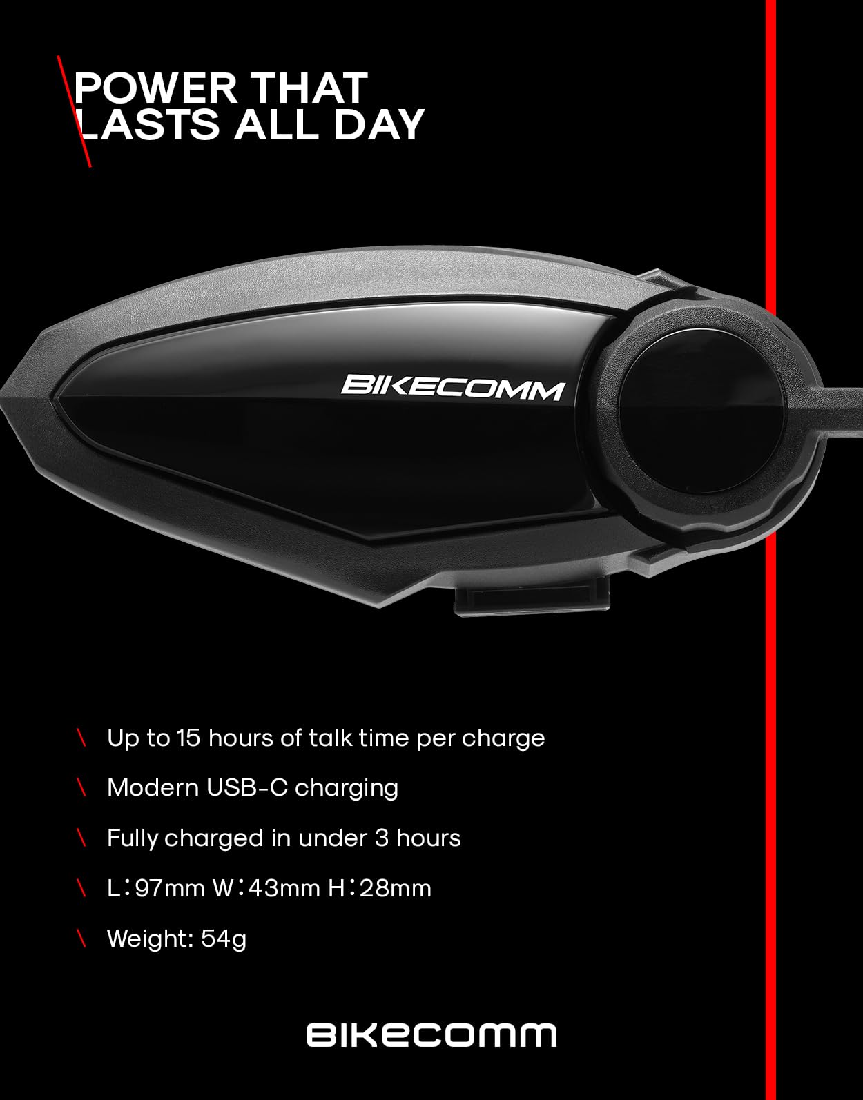 BK-S2 - Auriculares de intercomunicación Bluetooth para motocicleta, sistema de comunicación para casco, altavoz impermeable, auriculares de comunicación de voz, auriculares para casco, cancelación de