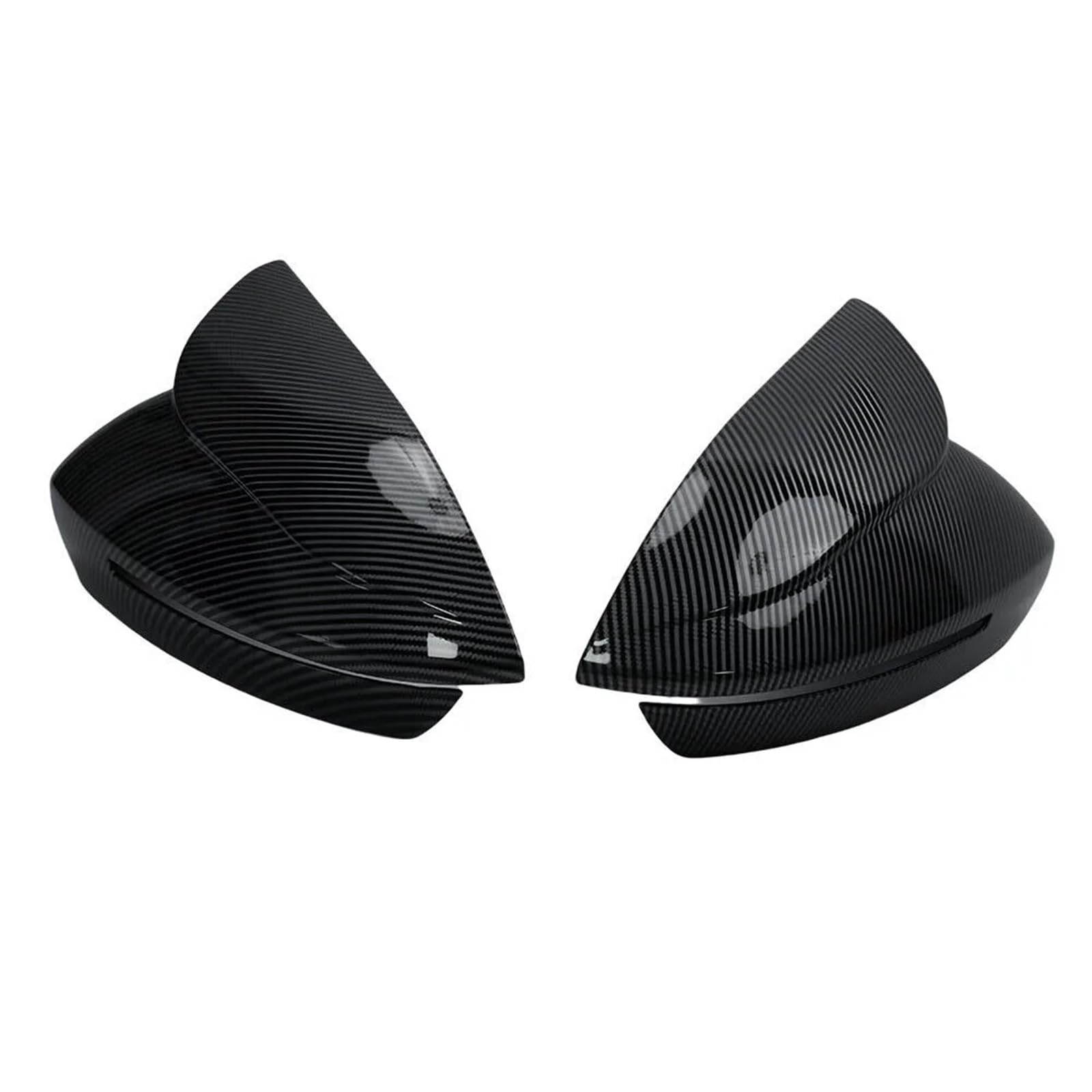 Door Wing Mirror Cover Caps Car Sticker Rearview Side Mirror Cover Wing Cap Exterior Door Rear View Case Trim for Chery for Arrizo 8 2023 2024(Carbon Look)