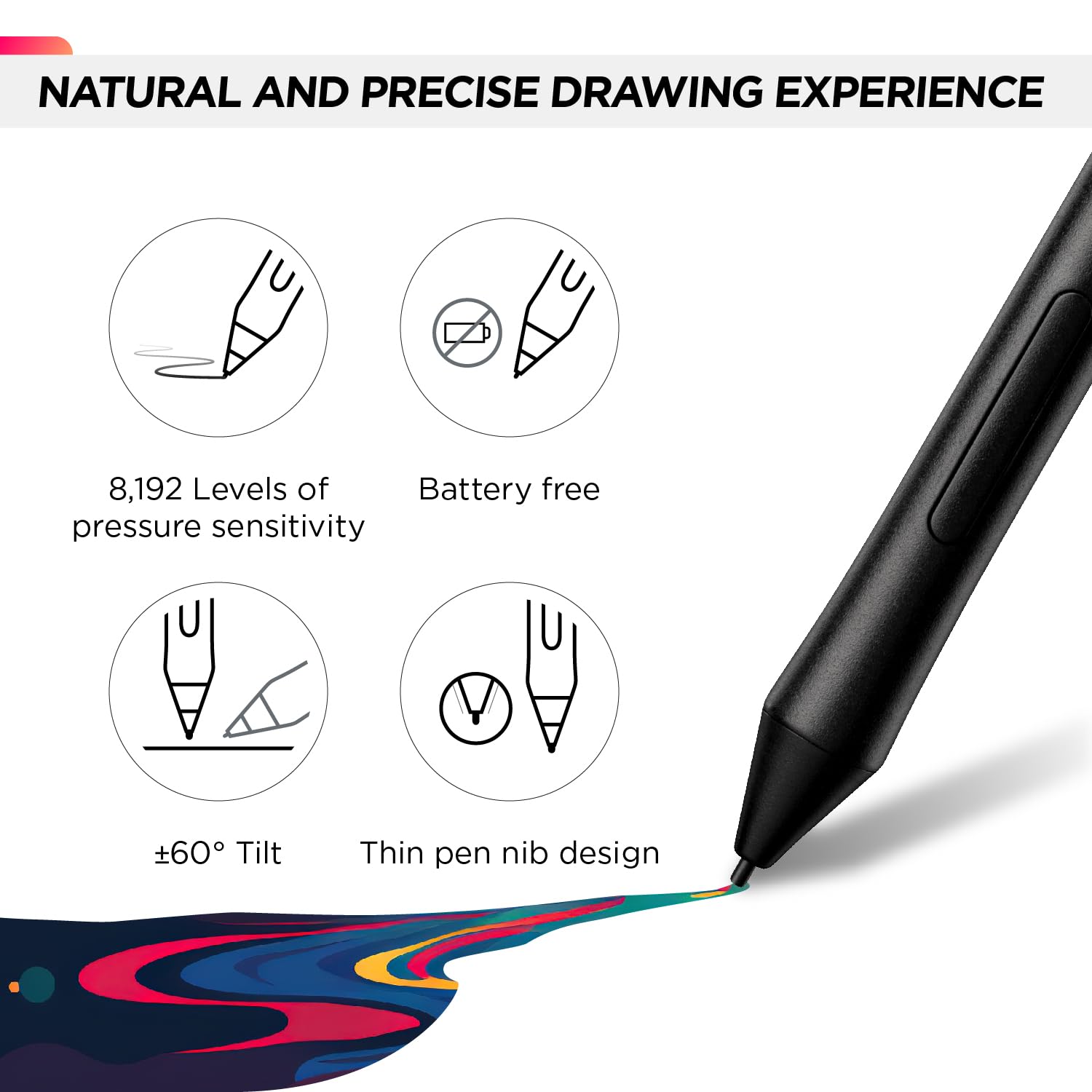 ViewSonic ID1230 - Tableta gráfica Full HD de 12 pulgadas, 8192 Pro Pen 2 sensible a la presión, con detección de inclinación, compatible con Mac y Windows