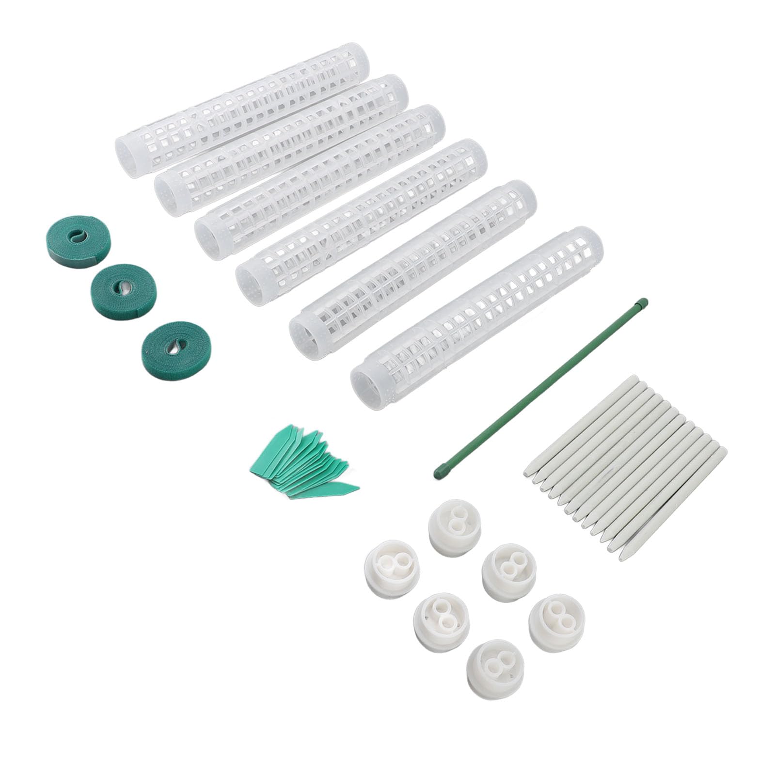 Lot de 6 poteaux en mousse pour plante en pot - Support plantes grimpantes intérieur extérieur