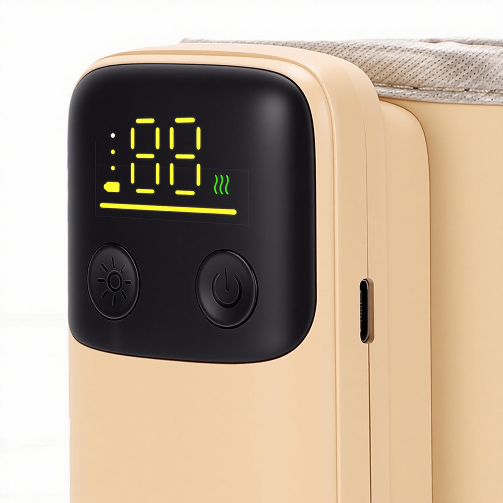 SIXRUN Calentador de Biberones Portátil, Calentador de Leche para Bebés USB con Batería Recargable de 6000 MAh, Calentamiento Uniforme 360 ​​de 98,6 a 131 F, Se Adapta a la Mayoría de Biberones