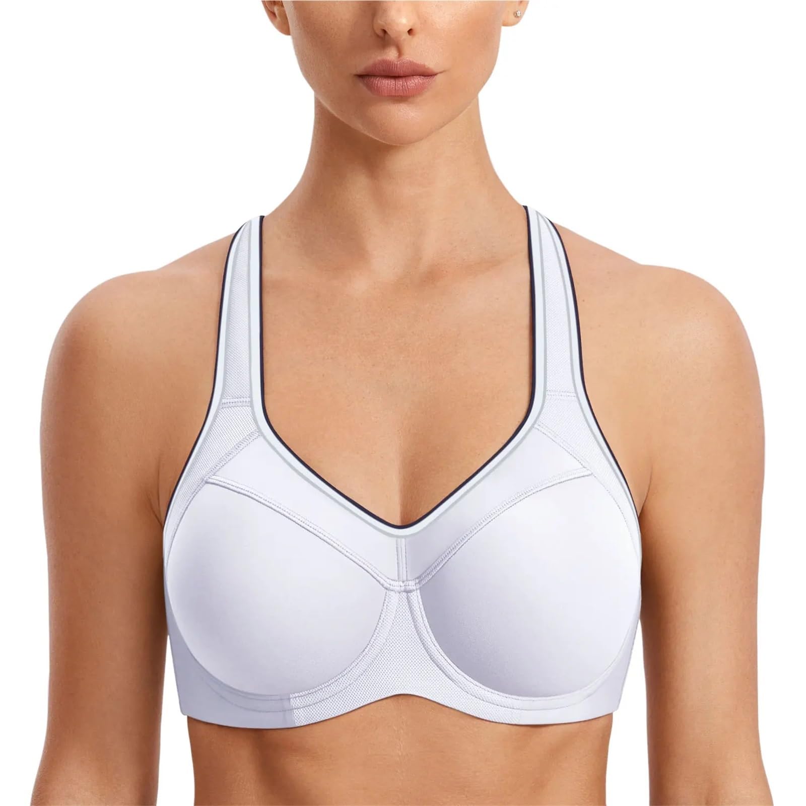Sujetador Deportivo Mujer Ropa Interior Push up con Soporte Completo, Espalda nadadora, Forro Ligero y Aros for Mujer