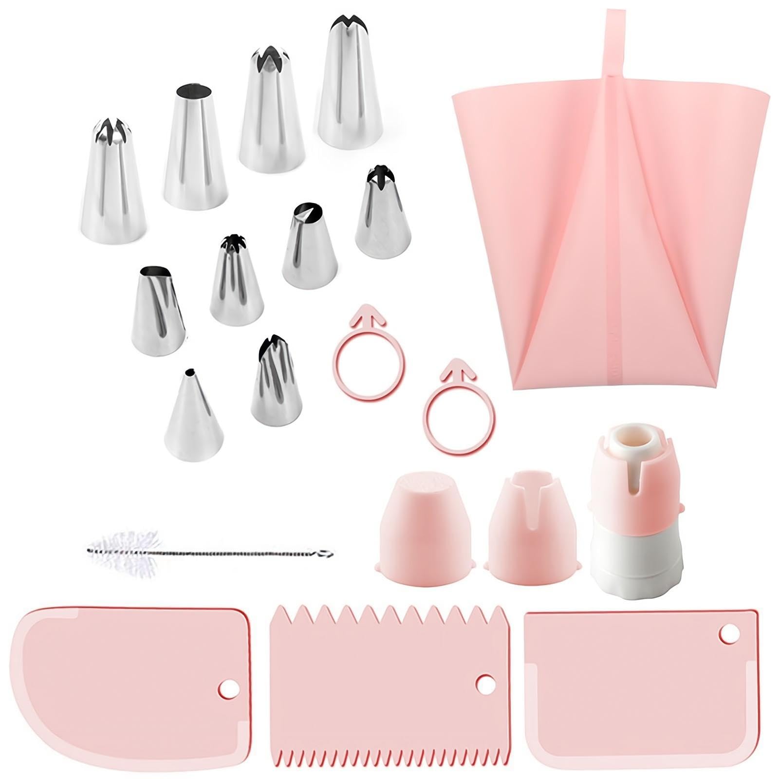 Set Sac à Poche Silicone Con Beccucci - Decorazione Torte Professionale - Foto 4