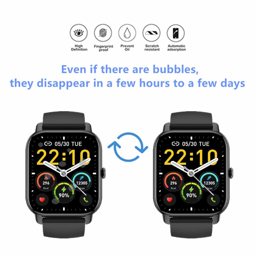 Pellicola Protettiva Per Nerunsa P66 Series 1.85" - 6 Pezzi, Trasparente, Antigraffio - Foto 8