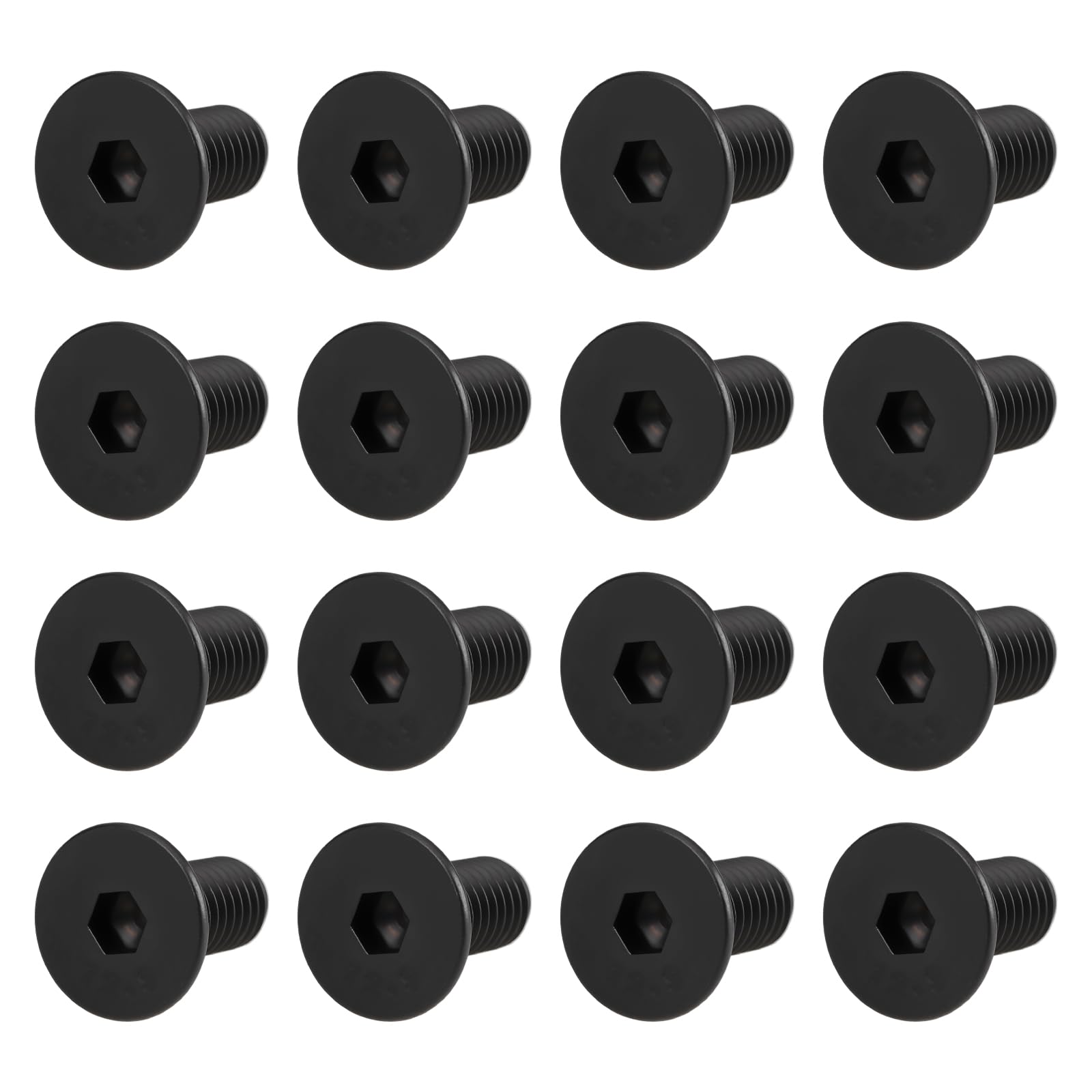 16 Tornillos para Placa de Bloqueo de Pedal de Bicicleta M5 X 12 Mm Compatible con Shimano SPD Pedales Autoblocantes