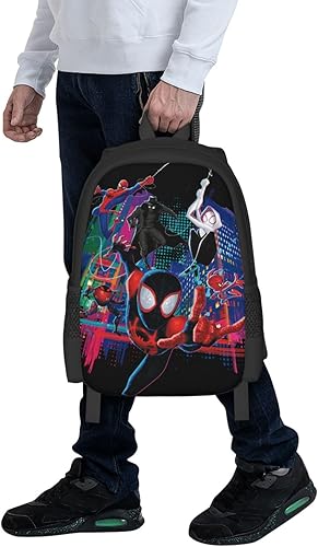 Miniatura 7 de LVTFCO Mochila de viaje, mochila de superhéroe, bolsas para hombres y mujeres, Negro1, Mochilas de viaje