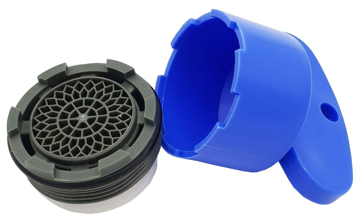 Pepte Men's Black Anti-Vandal 6L/Min Faucet Aerator Insert M24 Water Flow Limiter + Opening Key