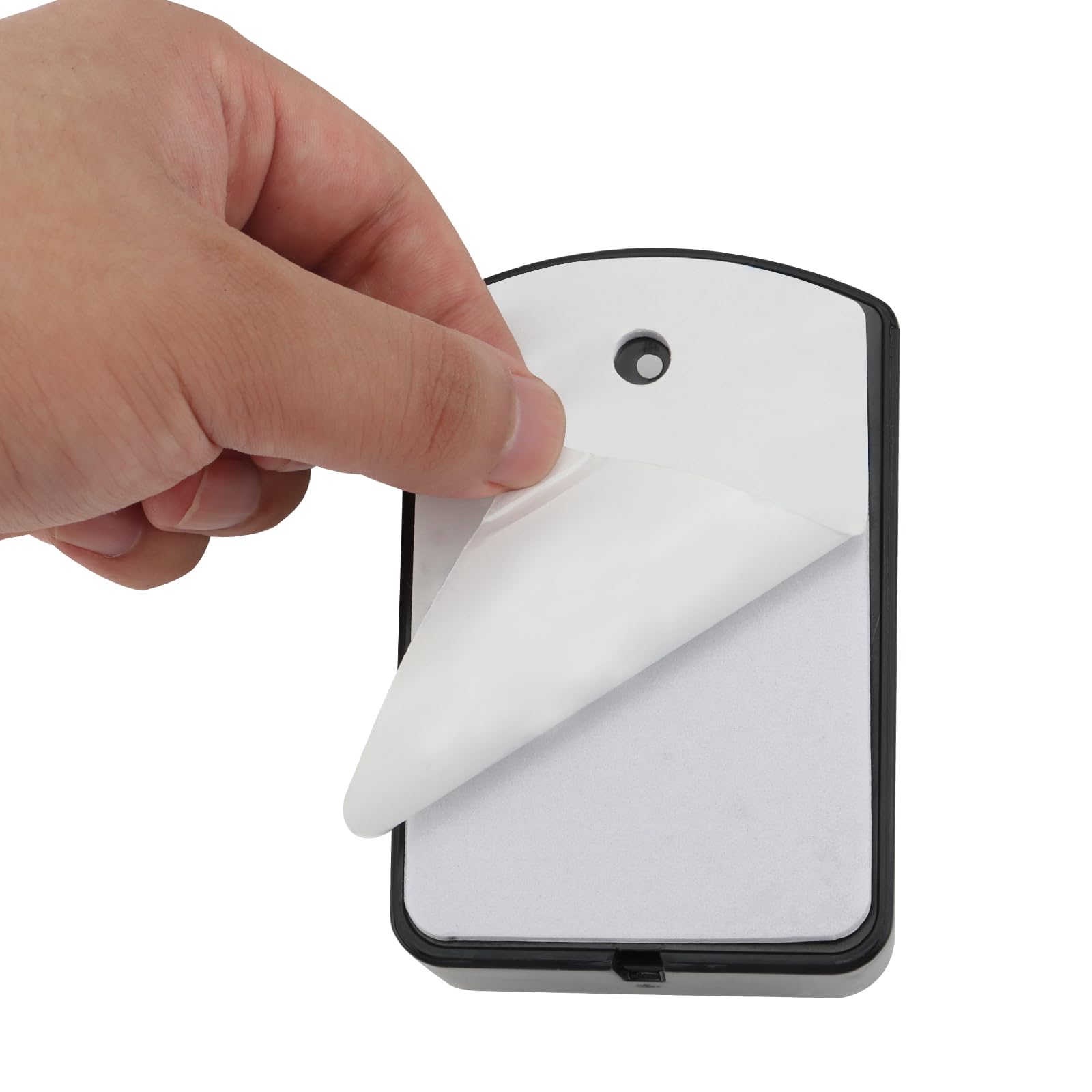 8 pezzi supporto per telecomando nero, autoadesivo, supporto per telecomando, supporto da parete per lettore multimediale, controller, ricarica telefoni cellulari