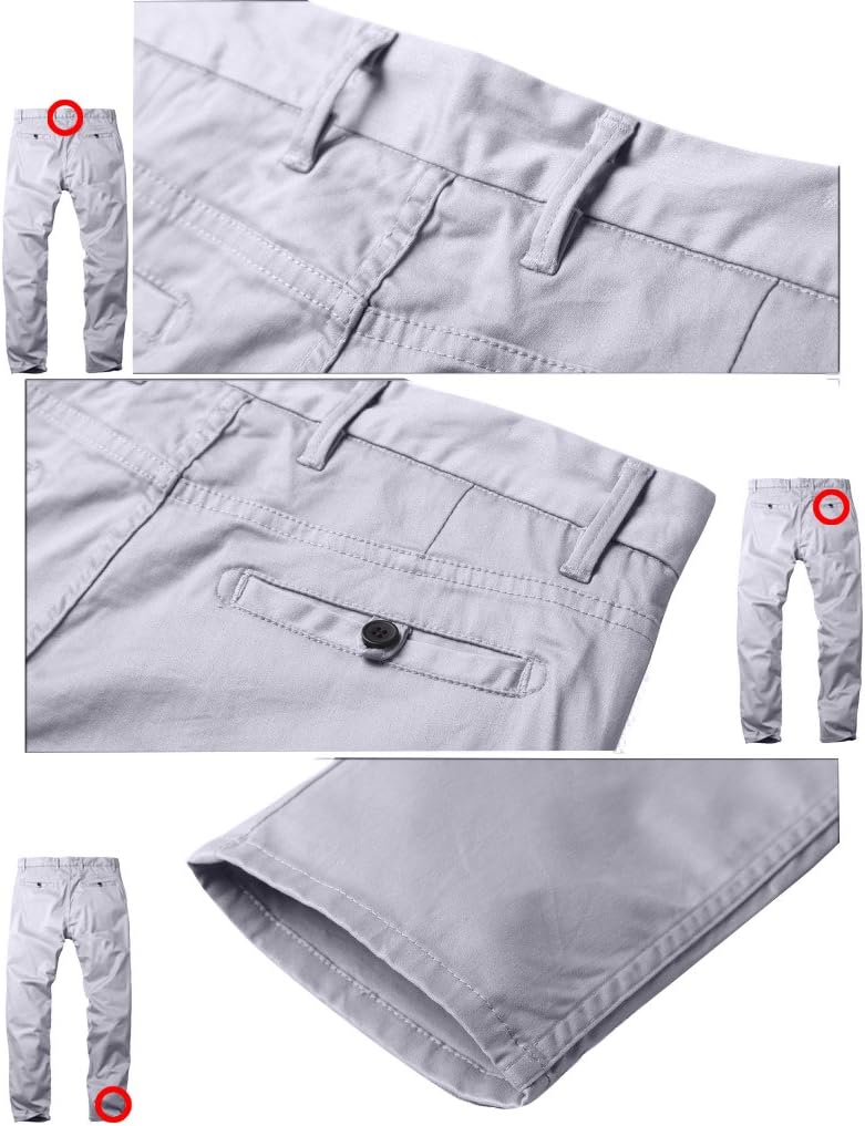 Match Men's Slim Fit Stretchy Casual Pants - Image 6