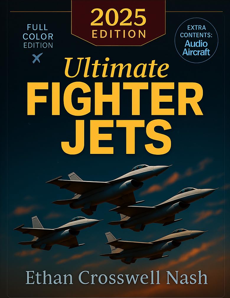 Ultimate Fighter Jets: A Full-Color Guide to the World’s Most Powerful Military Aircraft with Profiles, Stories, and Breathtaking Aviation Photography