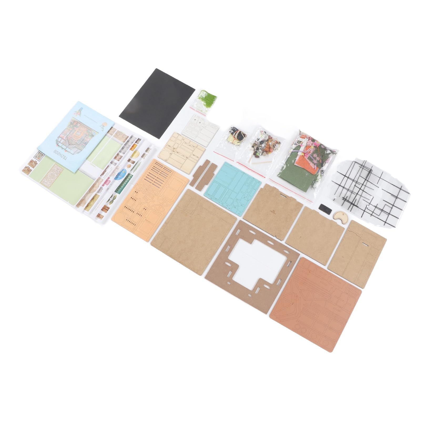 Kit Miniatura Fai Da Te Casa delle Bambole Scala 1:24 Puzzle in Legno