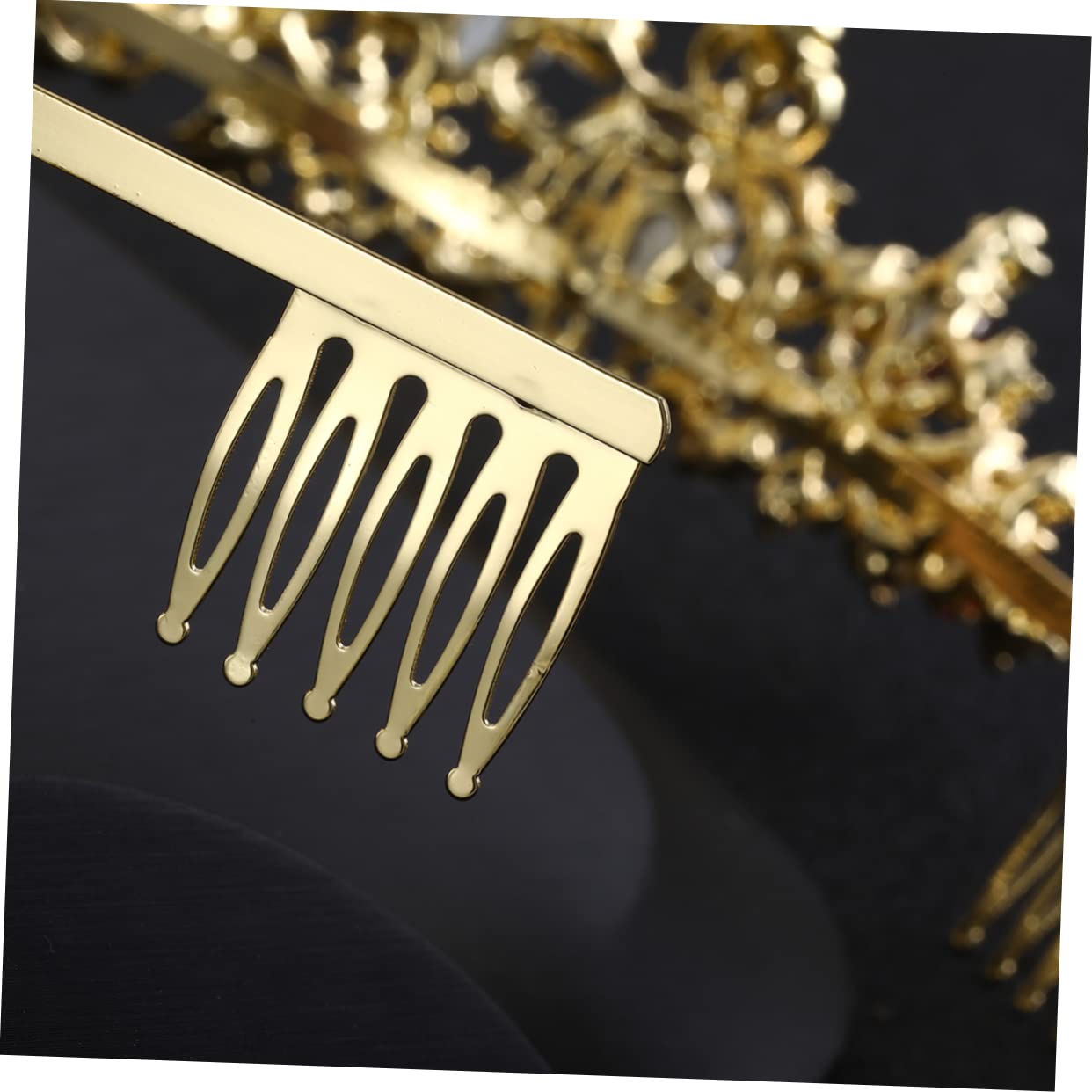 Beaupretty 3 Piezas Novia De Cristal y Tiaras De Cristal Dorado Para Damas Tiara Para La Boda De La Novia Reina Tiara Para Mujer De Boda Hada De Las Mujeres
