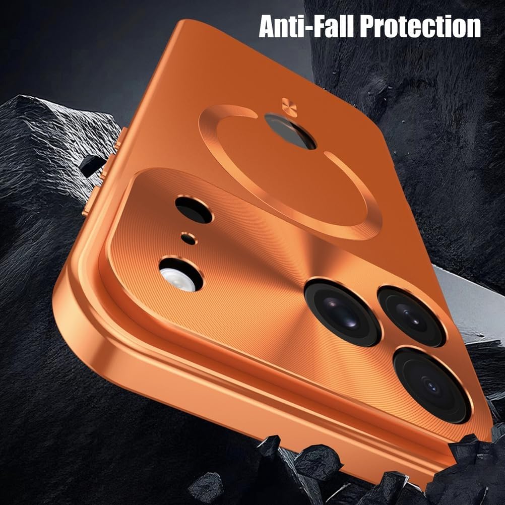 Generico Custodia Per Iphone 17 Pro Max/17 Pro/17 Air/17, Protettiva For Schermo E Lente Custodia Di Ricarica Wireless Cover(Blu,17 Pro)