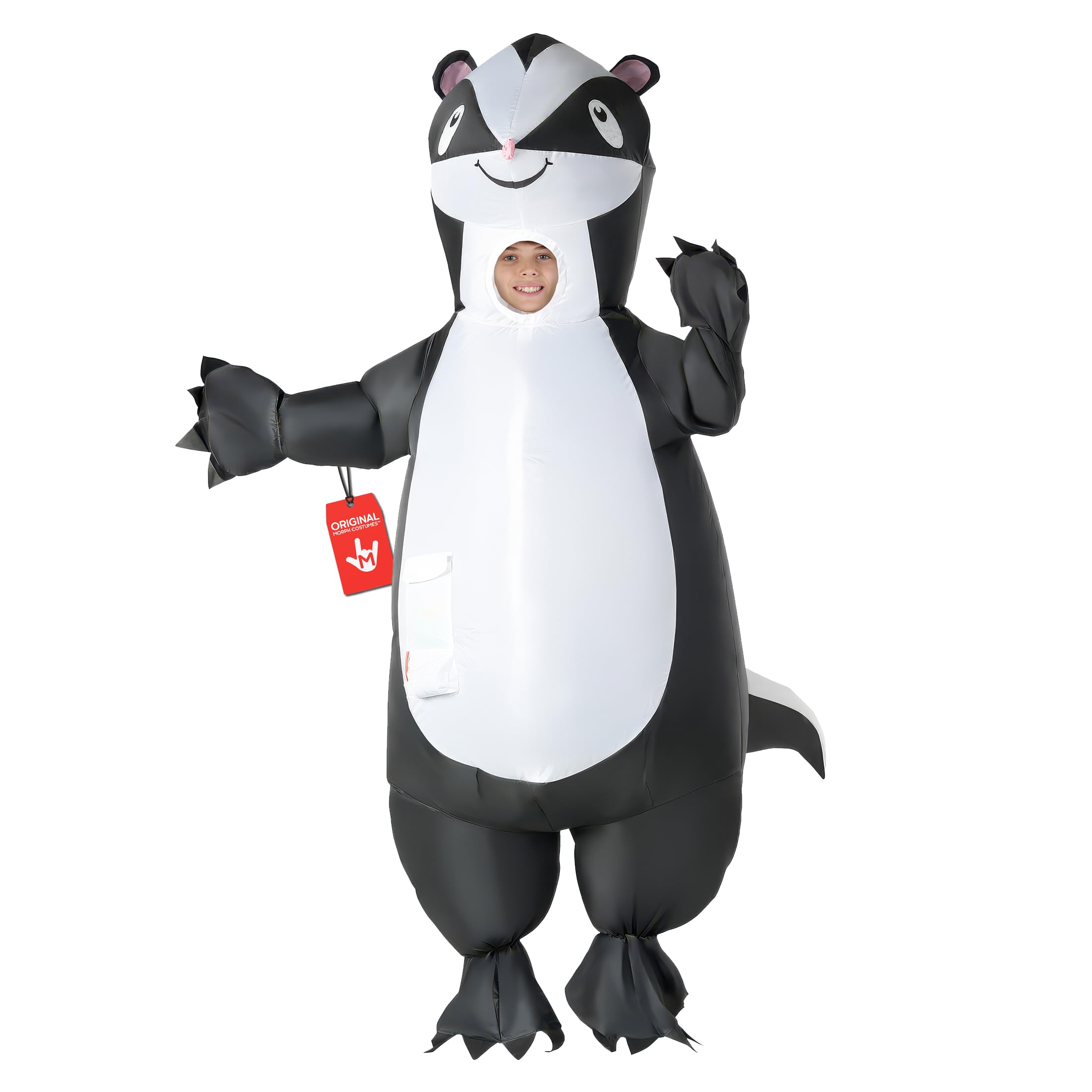 Morph Skunk Inflatable Kids Costume - Blow Up Animal Costume for Kids