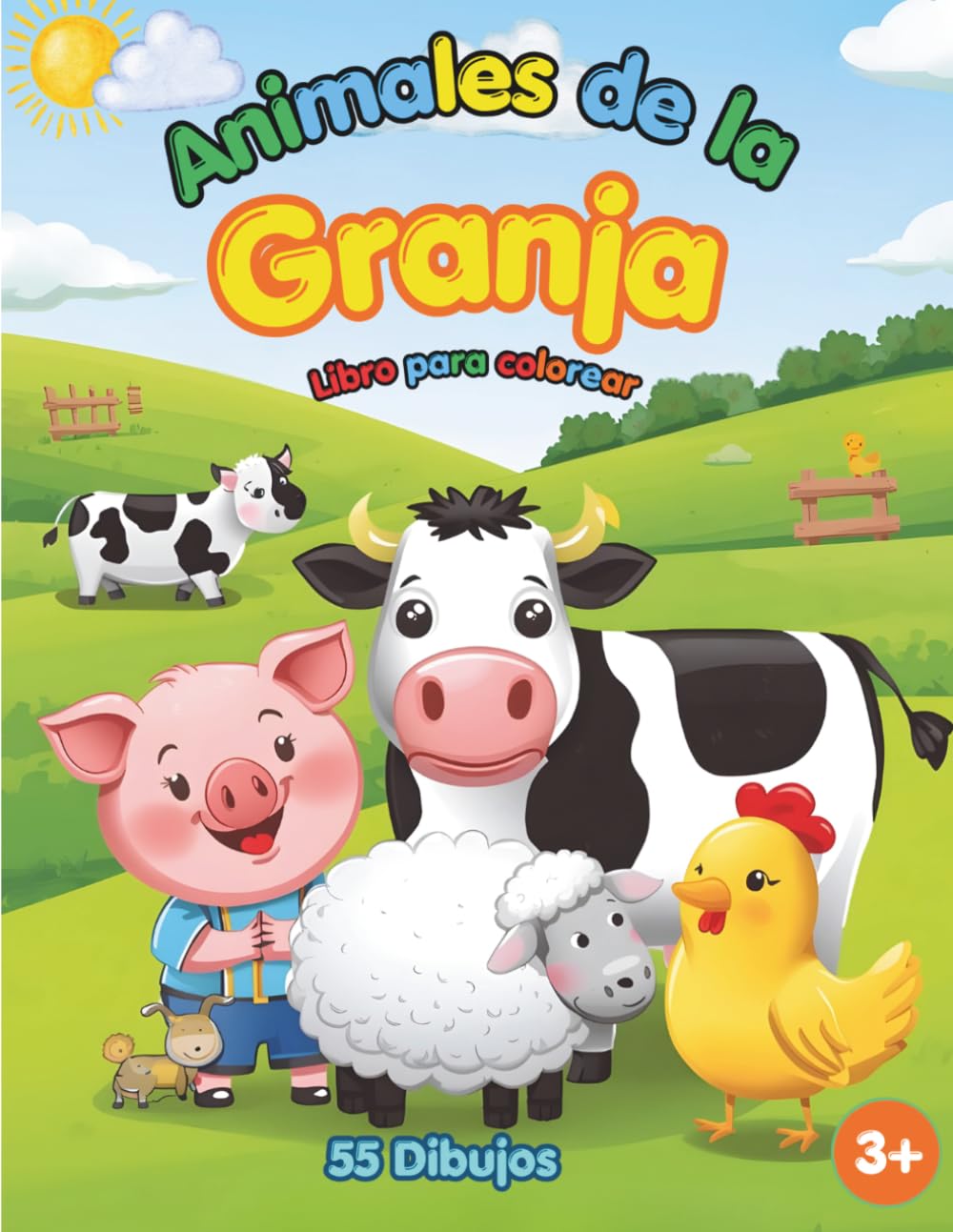 ANIMALES DE LA GRANJA: LIBRO PARA COLOREAR