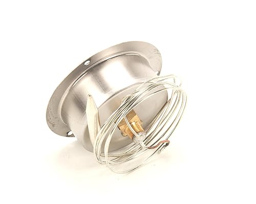 Miniatura 2 de Cooper -Atkins 7112-01-3 Termómetro de panel de tensión de vapor con brida delantera, certificado NSF, rango de temperatura de -40 F a 60 F