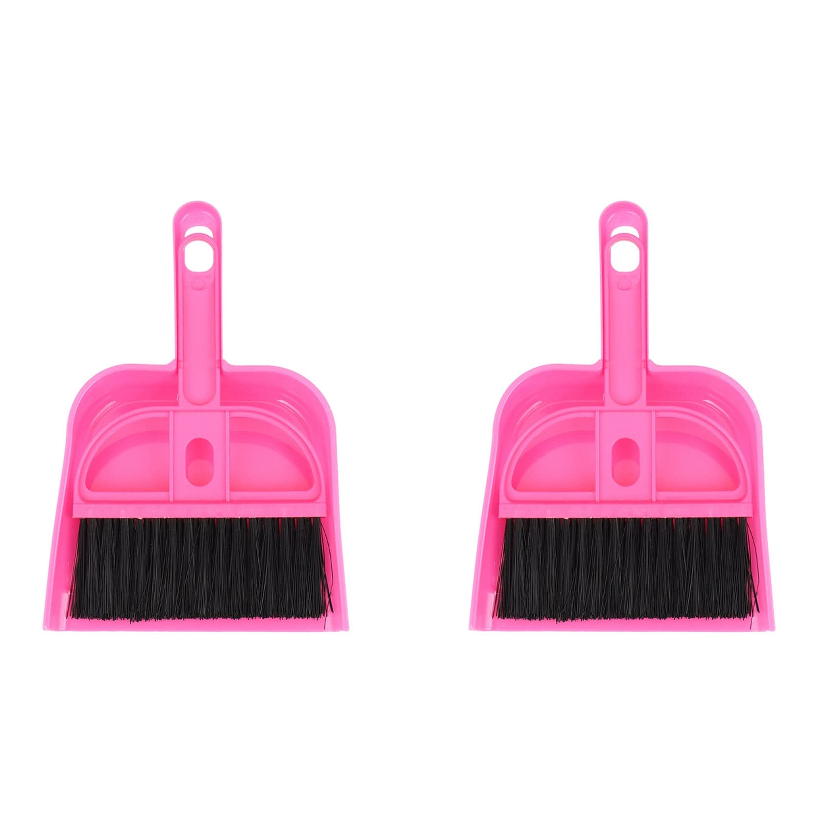 Hndhbfgrt 2X Mini Car Keyboard Cleaning Whisk Broom Dustpan Set