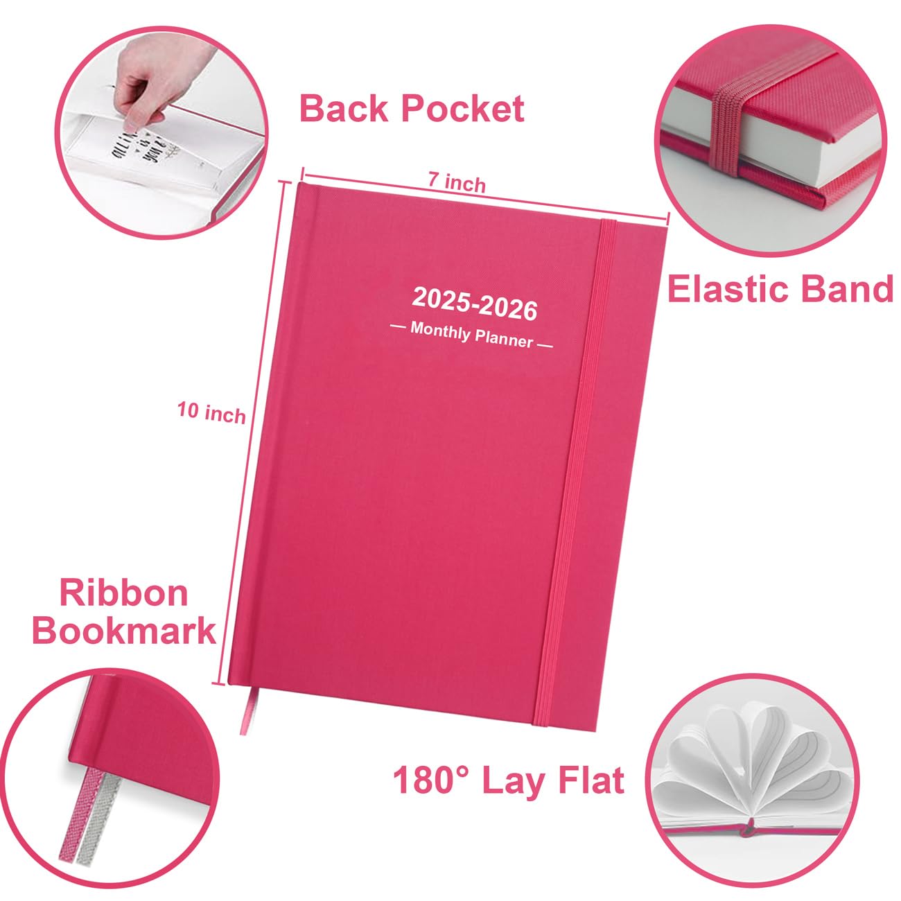 Staples 8x11 Planner Habit Tracker Notebook 2026-2028 Monthly Planner ...