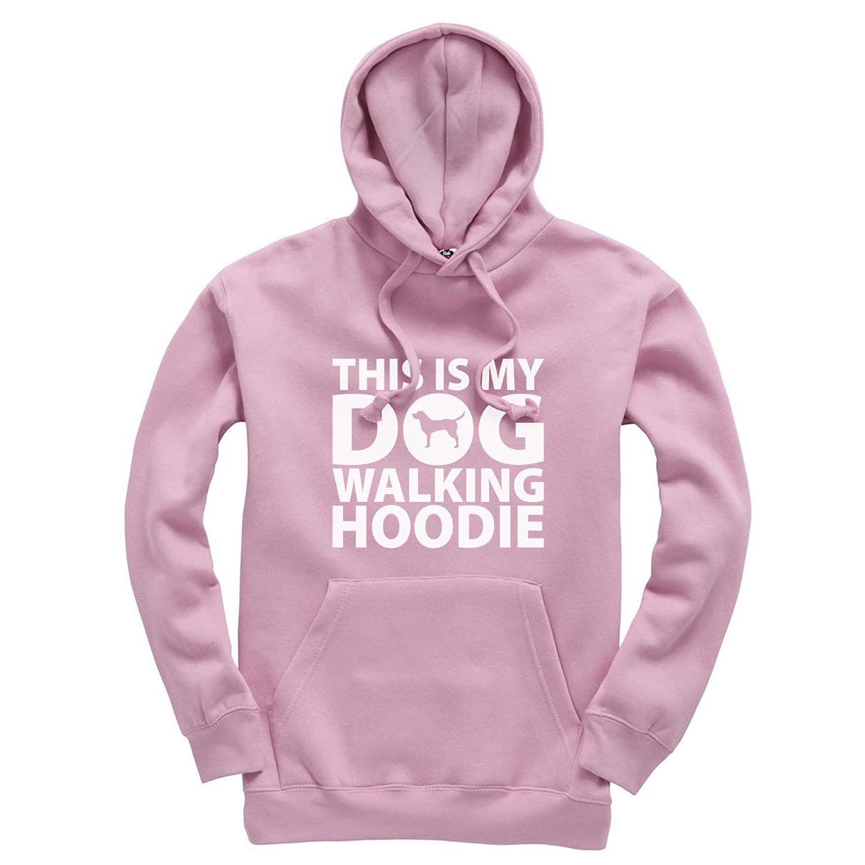 Crazy TeesThis Is My Dog Walking Hoodie Funny Unisex Men's Women's Pullover Top