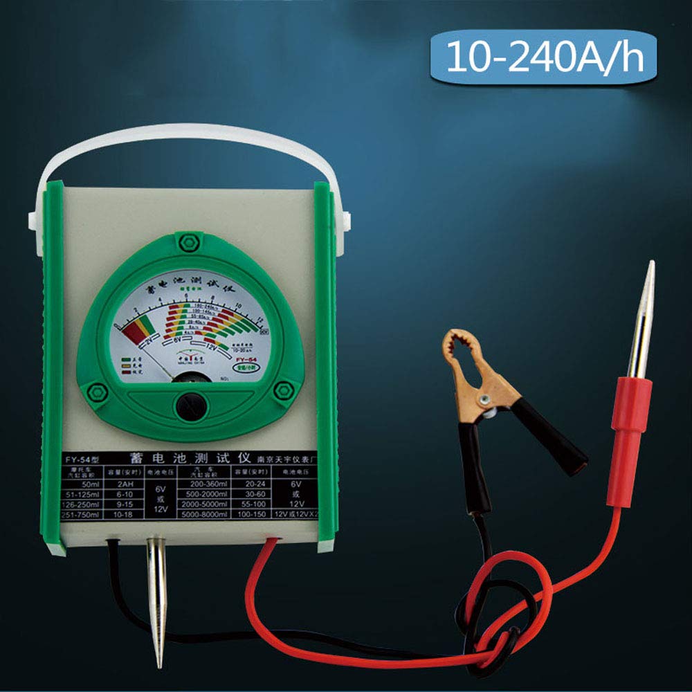 Desconocido FY-54 - Comprobador de batería para Coche (2 V, 6 V, 12 V, 10-240 A/H)