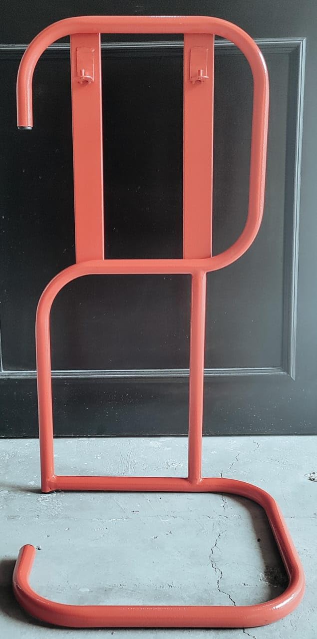 Double Fire Extinguisher Stand - Red Coated Tabular