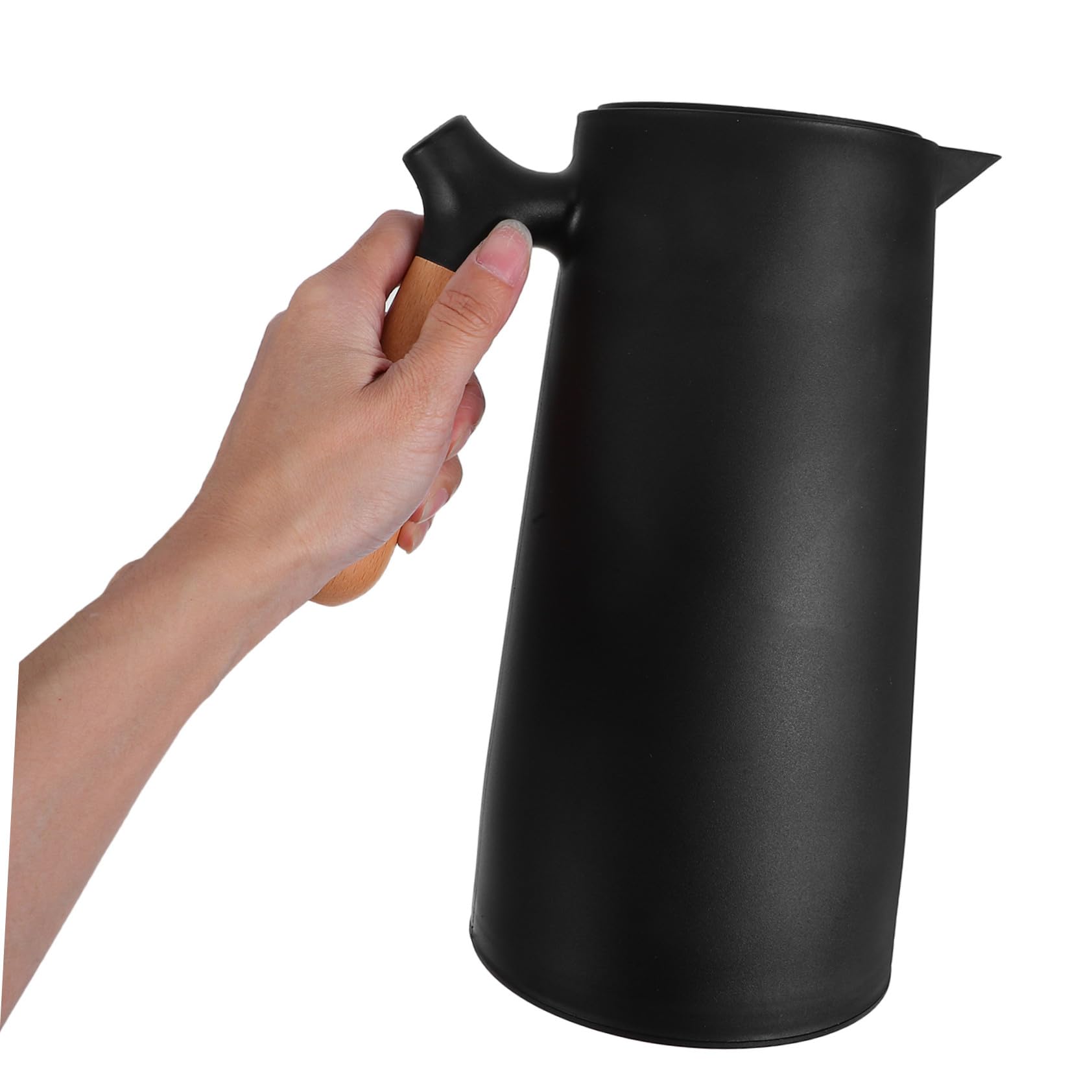 Borraccia in Vetro da 1l Rivestimento Plastico Nero