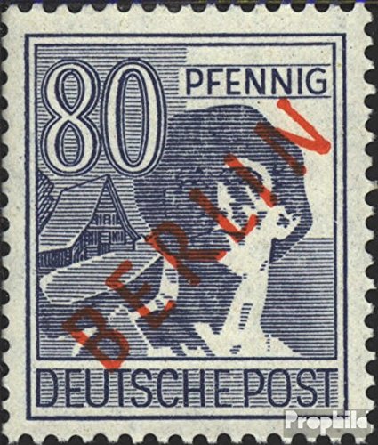 Prophila Collection Berlin (West) 56 Neuf Avec Gomme Originale ** MNH 1949 Berlin Bâtiments (Timbres Pour Les Collectionneurs