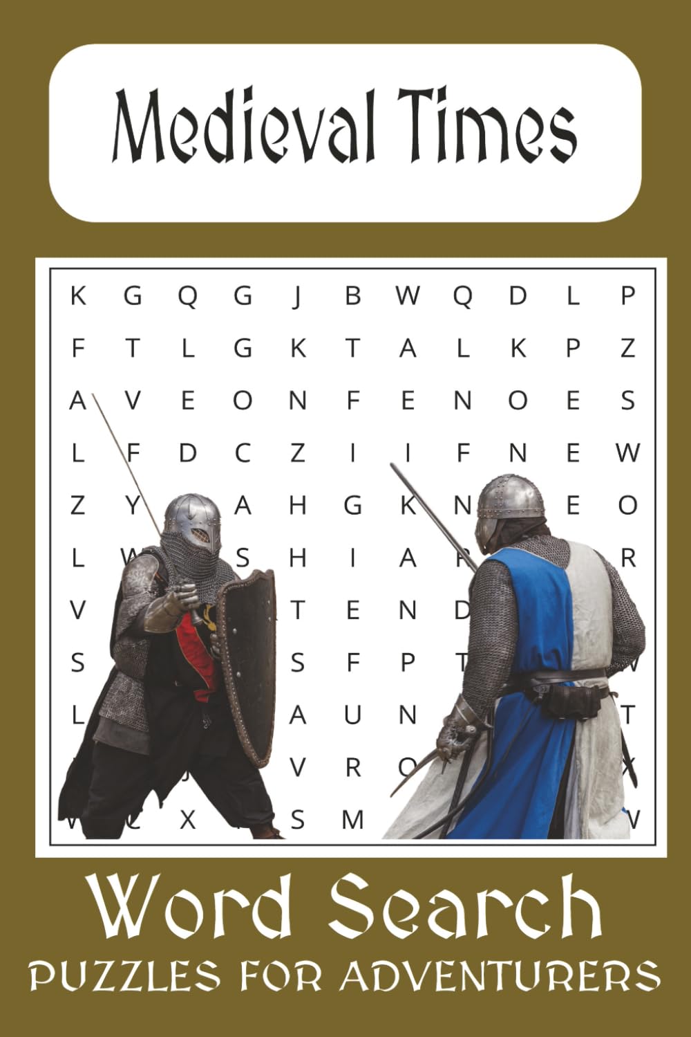Medieval Times Word Search Puzzle Book: Word Searches with Easy to Read Print about the Medieval Times, Middle Ages, Renaissance, and More | 6x9 inches, 110 pages | 50+ Puzzles