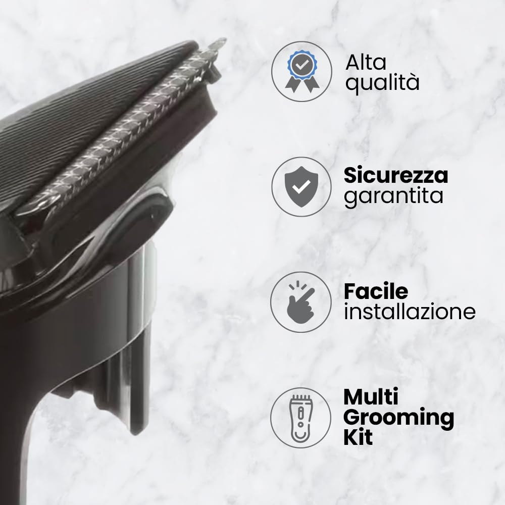 Anakel Home Lama di Ricambio 81634451 compatibile con il Braun Kit Multiuso MGK e il Tagliacapelli | Testina per Tagliacapelli da Uomo per MGK 3040, 3042