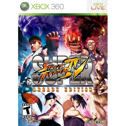Super Street Fighter IV: Arcade Edition -Xbox 360 Cover