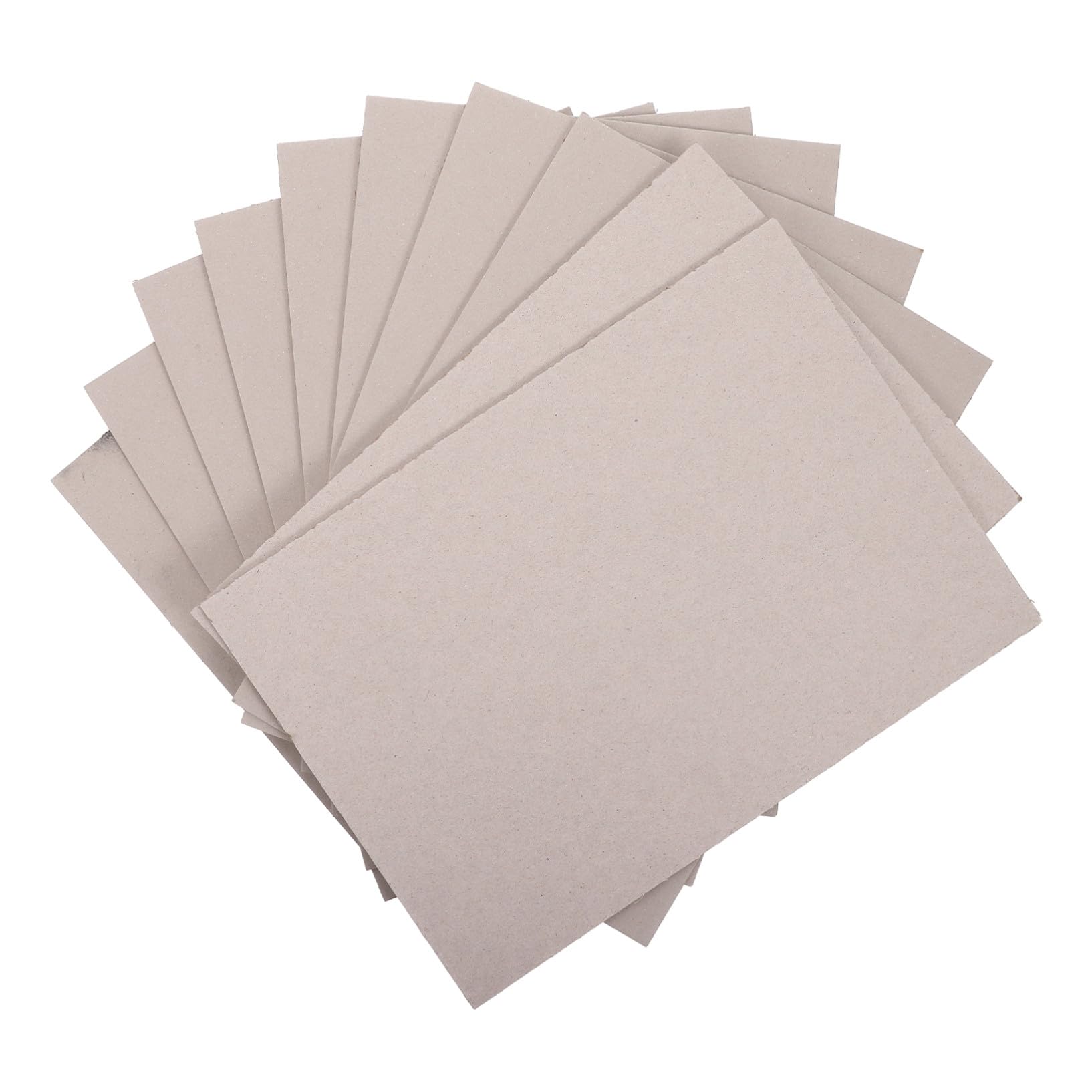 Carton Gris Épais 10 Pièces, Planche Rigide Double Face pour Bricolage
