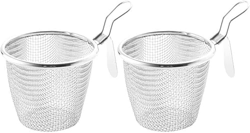 Miniatura 1 de Spaghetti Noodles 2pcs Spaghetti Strainer Spoon Stainless Steel Pasta Noodle Strainer Mesh Spider Strainer Kitchen Food Colander Deep Fry Basket for