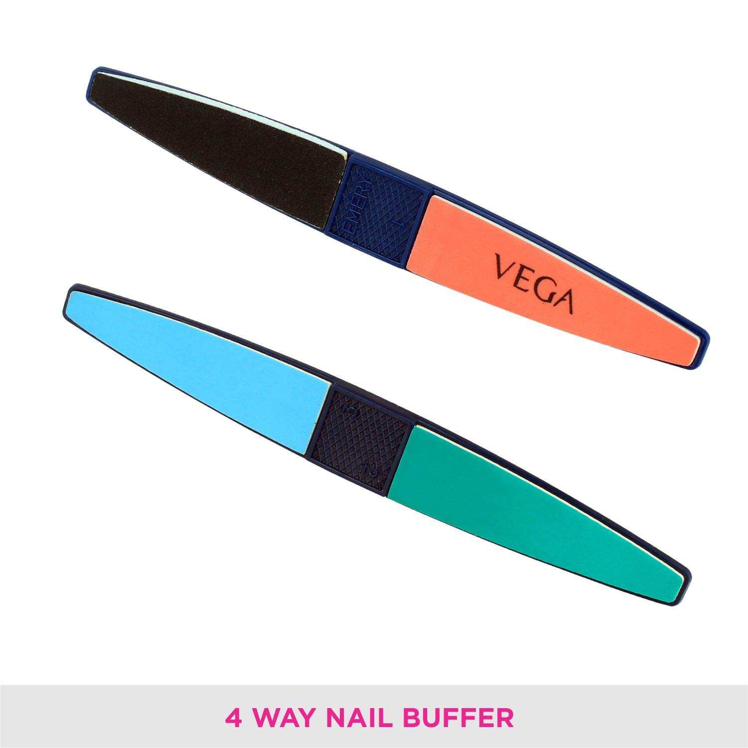 Vega Nail Buffer & Vega Large Nail Clipper, Black - 1 Pc - Image 4 thumbnail