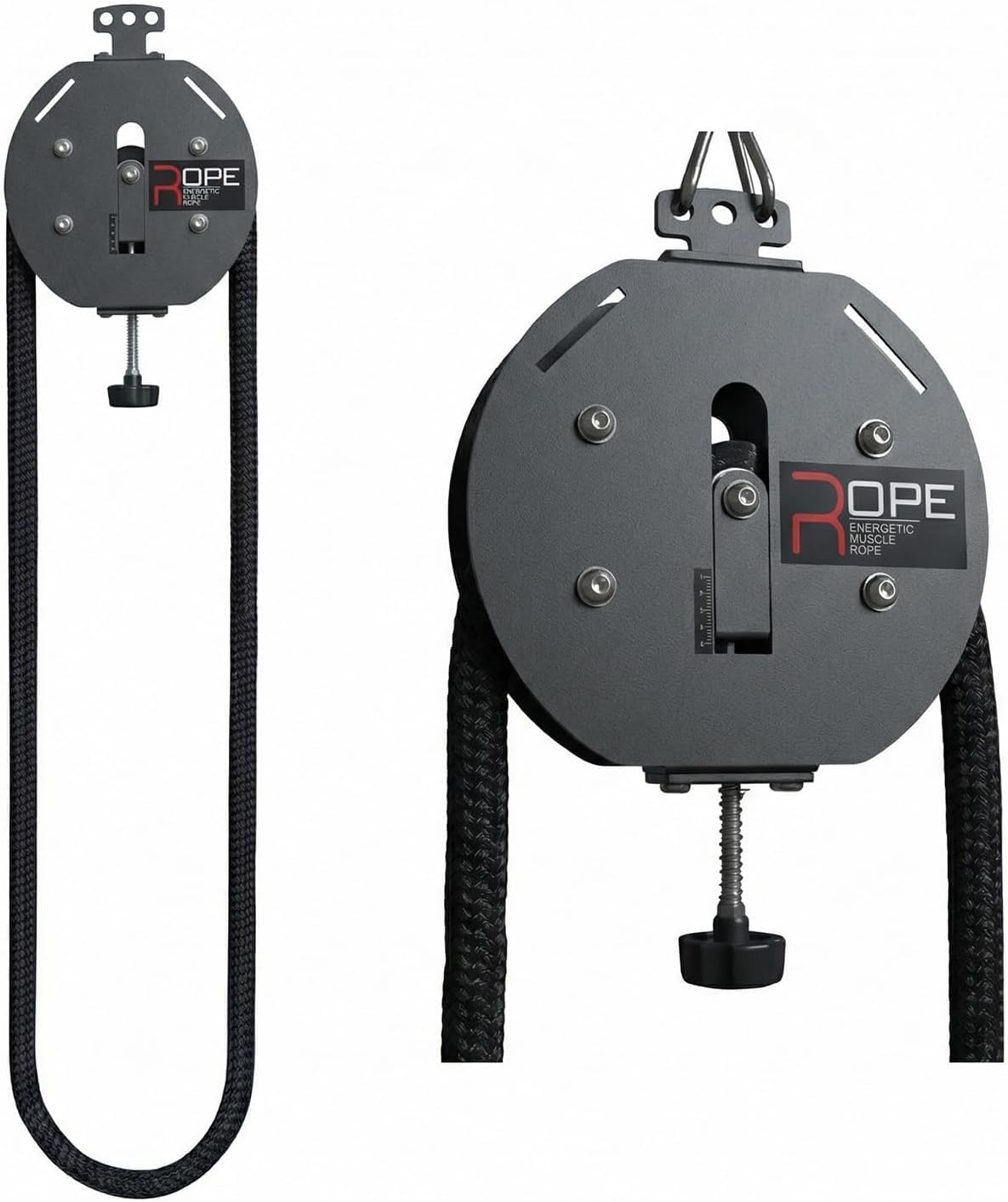 SULQING Endless Rope Trainer Full Body Coordination Trainer, 13ft Nylon Rope, 30kg Adjustable Resistance, Home Indoor Gym Fitness & Strength Equipment