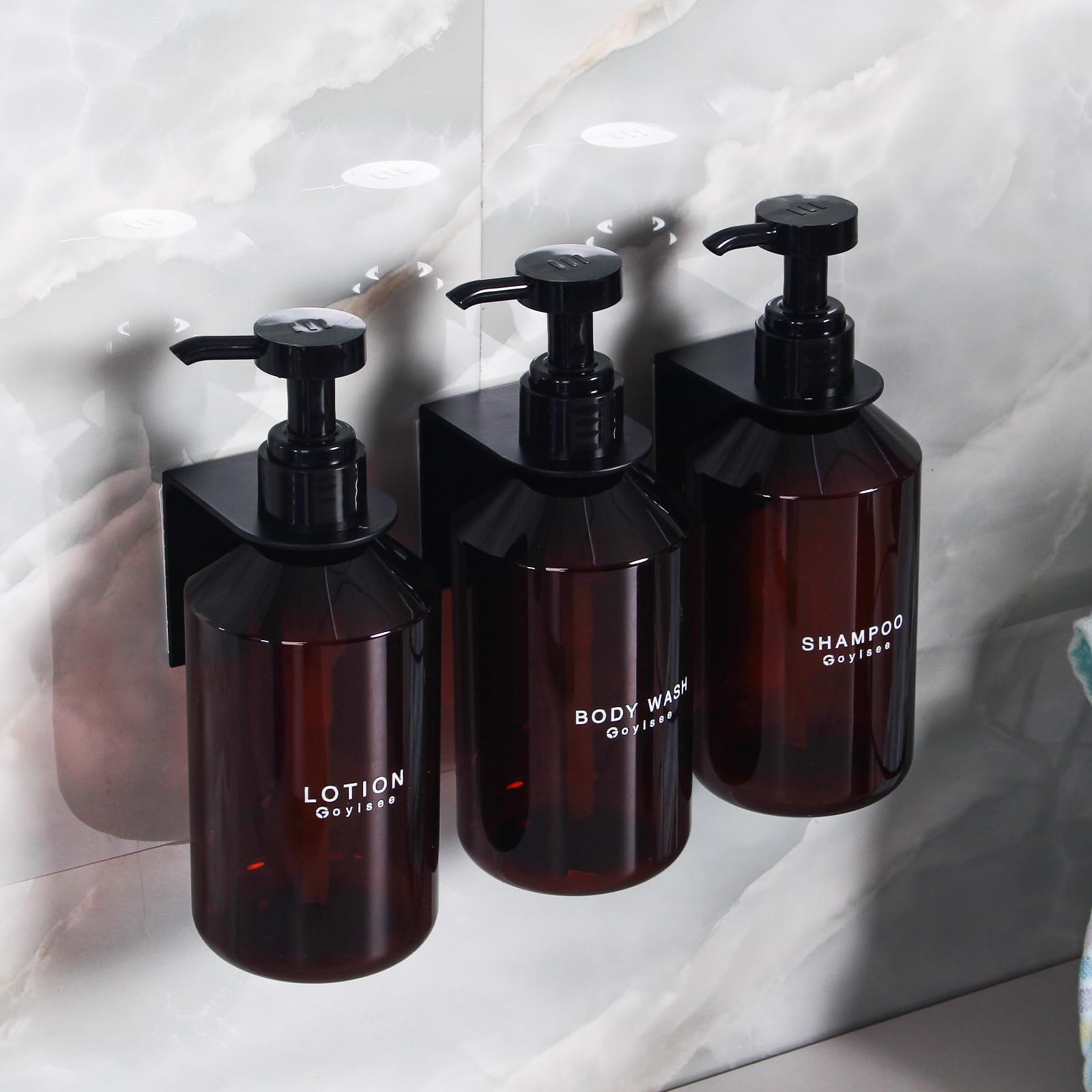 Wandmontierter 500ML PET Seifenspender mit 4CC Pumpe – Nachfüllbar, Hygienisch und Praktisch für Badezimmer und Küche