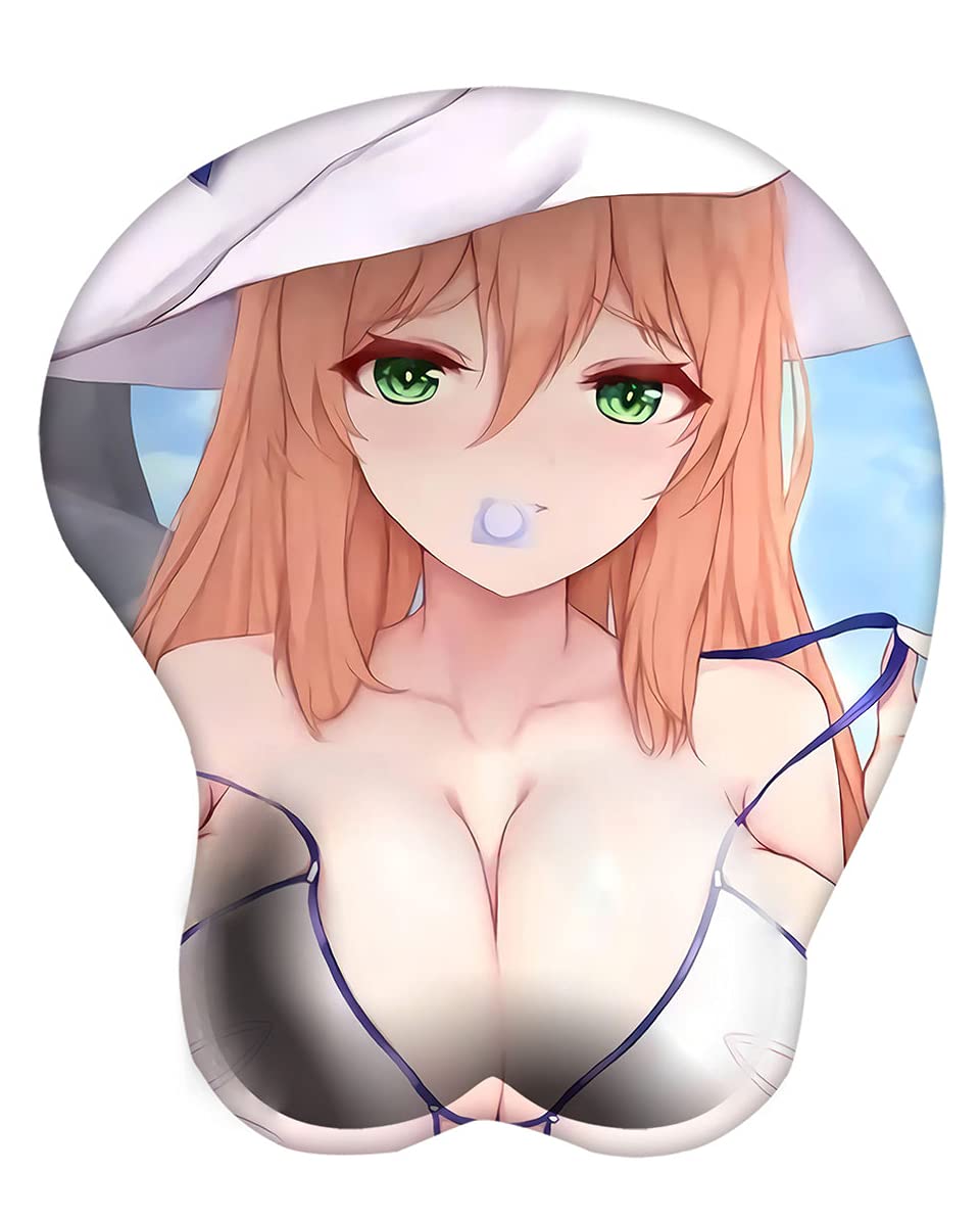 Girls Frontline Springfield - Anime Mouse Pads with Wrist Support Cute Premium Soft Silicone Ergonomic 3D Mouse Pad Gaming Mousepad 2Way Skin (11.3oz)