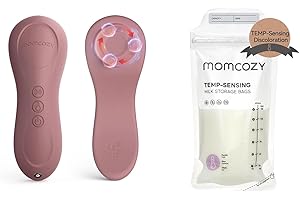 momcozy S8 Breast Massager | Kneading Lactation Massager with Heat