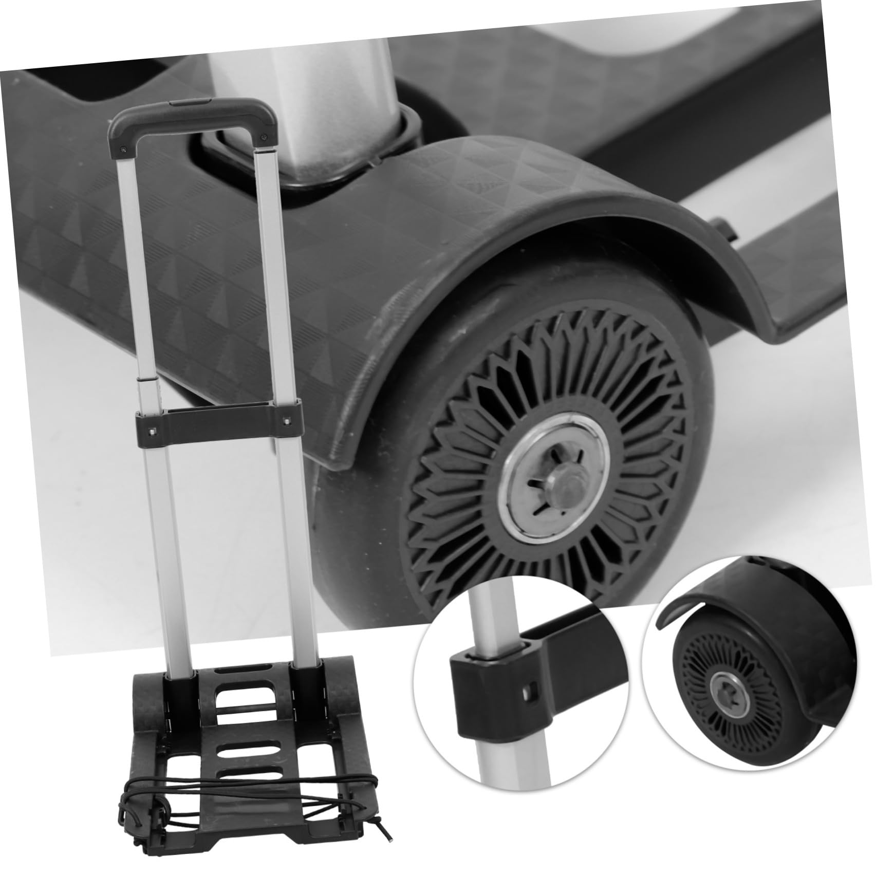 INOOMP Carro Portátil Plegable para Equipaje y Transporte De Materiales Diseño Ergonómico
