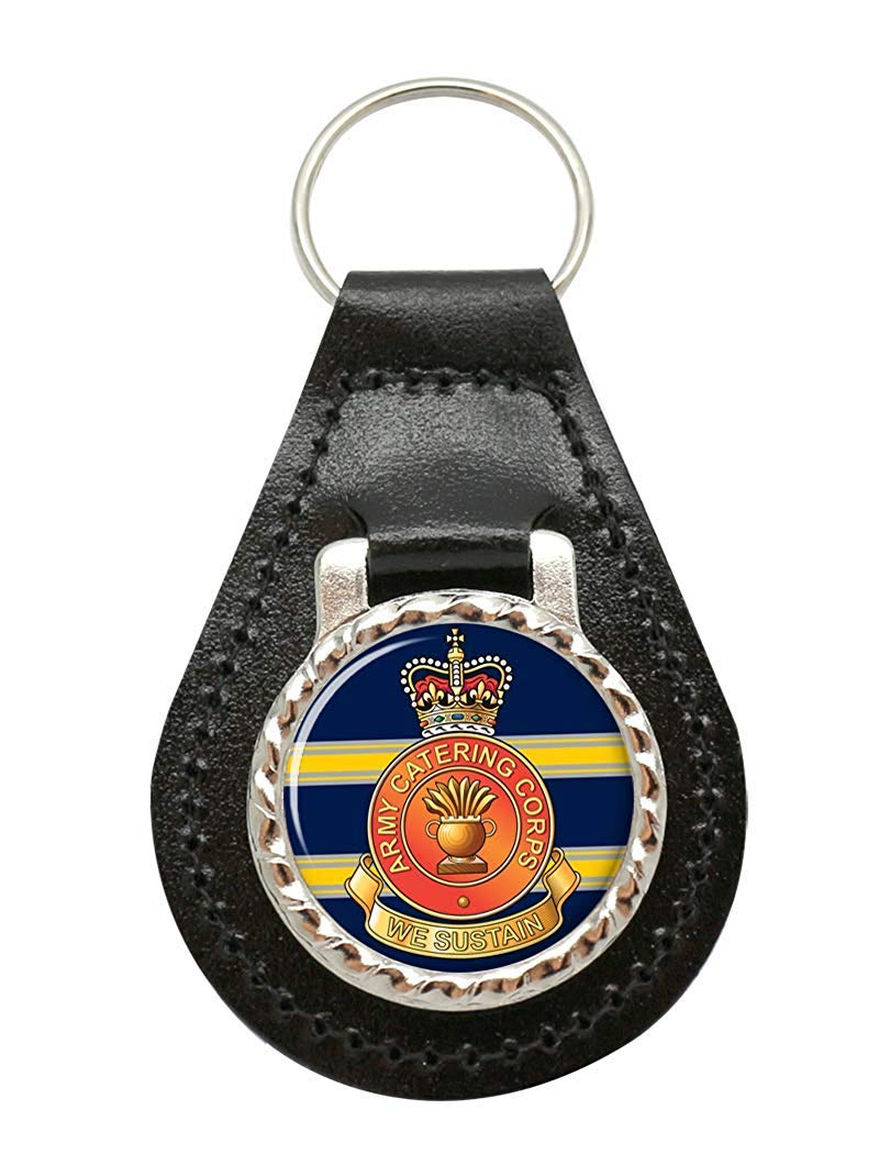 Army Catering Corps, British Army Leather Key Fob