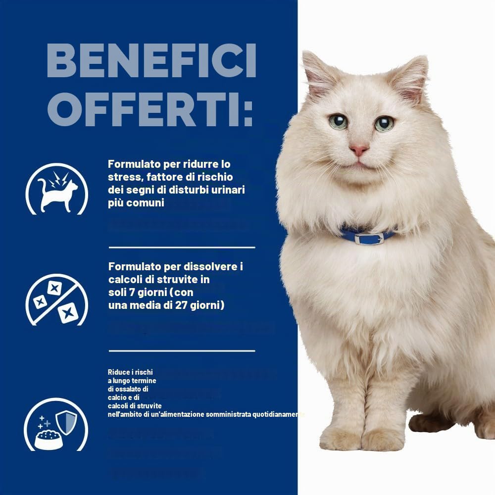 Hill's Cibo Secco per Gatti Cura Tratto Urinario Stress - 8000 gr
