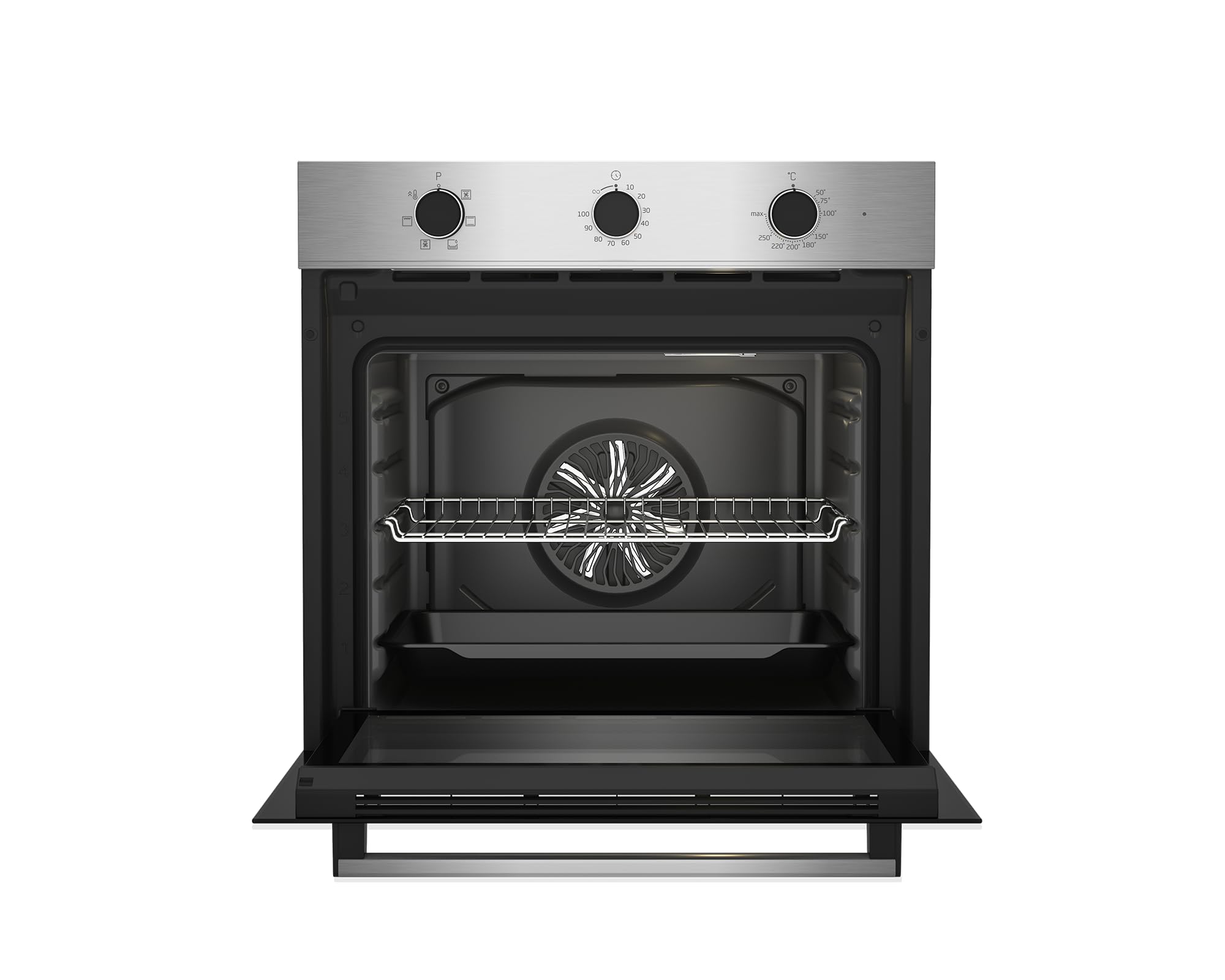 BEKO Horno Multifunción Integrable BBIE12100XD: AeroPerfect 66 L Inox | Cocción uniforme AeroPerfect