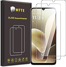 WFTE [2-Pack for Motorola Moto G06/Moto G06 Power Screen Protector Tempered Glass,9H Hardness,Anti-Scratch,Anti-Fingerprint,Bubble-Free,HD Clear,Dust-Free Premium Protective Film,Case Friendly