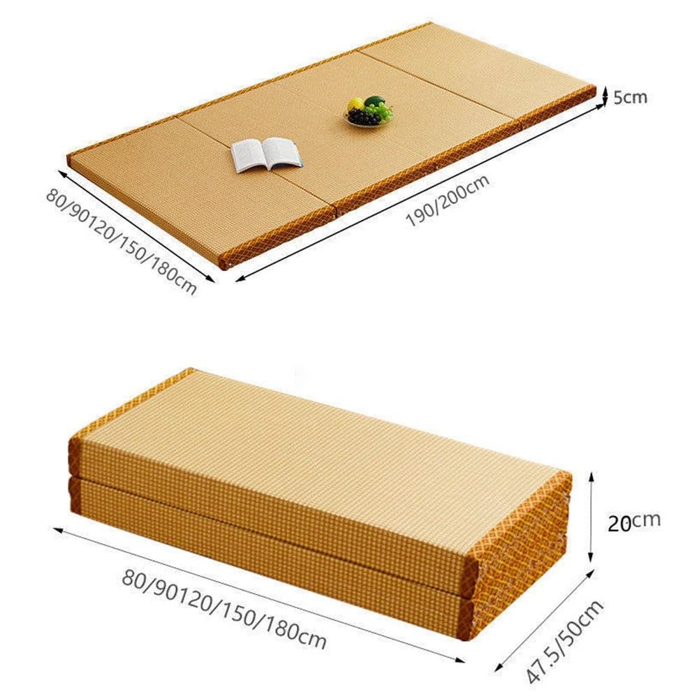 Artiz Colchón De Tatami Tradicional Japonés, Colchón De Suelo Plegable De Fibra De Coco Natural, Esterilla De Meditación para Suelo, Yoga O Sala De Té.