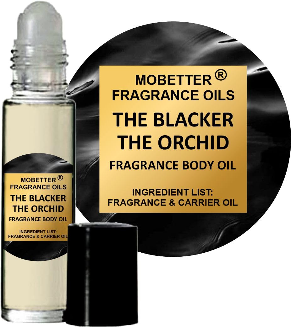 The Blacker The Orchid Unisex Perfume Body Oil by Mobetter Fragrance Oils