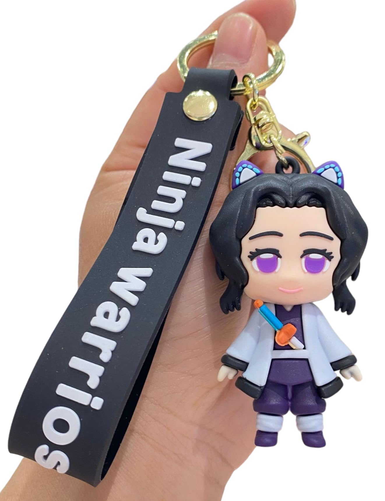 FUNFOB Aoi Kanzaki Keychain For Anime Fans Car & Bike Key Chains Cosplay Manga Otaku | Blue Girl New V
