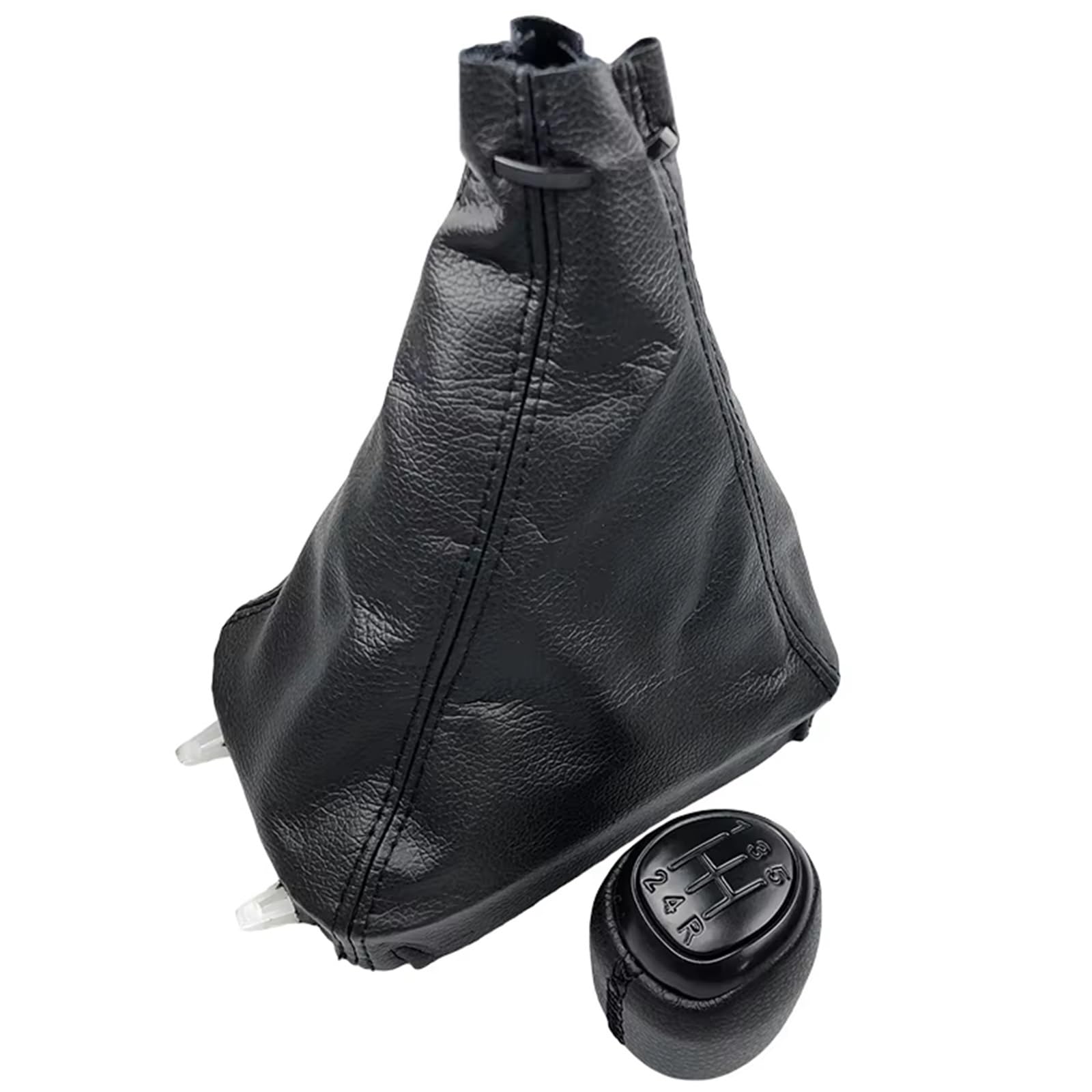 PDURMBUAB Gear Shift Knob Manual Gear Shift Knob Shifter Gaiter Boot Cover Cars Accessories for 93 9-3 SS 2003-2012