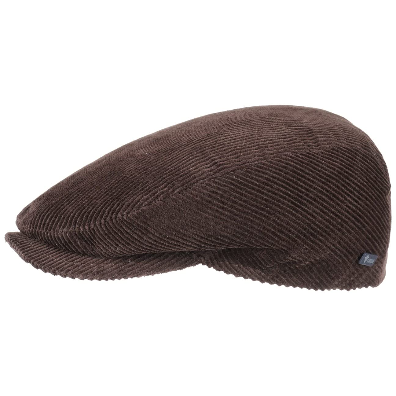 Lipodo Cordial Flat Cap - Made in Italy - Newsboy Cap Made of Cotton - Cord Men`s Cap with Quilted Lining Autumn/Winter - Peaked Ivy Cap